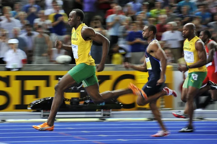 Quelle est la vitesse de Usain Bolt en km/h ?