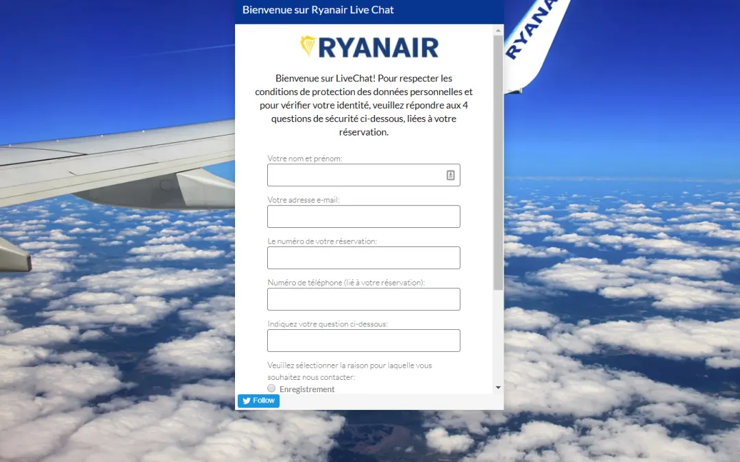 Où trouver Numéro vol Ryanair ?