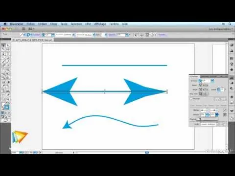 Comment faire une flèche dans inDesign