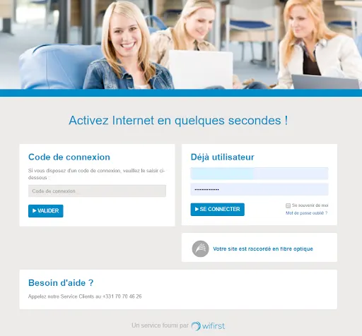 Comment se connecter à internet avec Wifirst ?